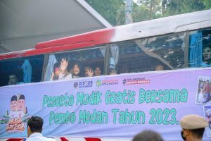 5.182 Peserta Mudik Gratis Tinggalkan Kota Medan