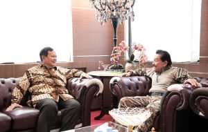 Momen Prabowo Kunjungi Para Jenderal Purnawirawan saat Lebaran