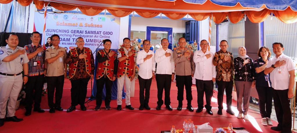 Bank Sumut dan Pemkab Nias Resmikan Gerai Samsat dan Layanan e PDAM