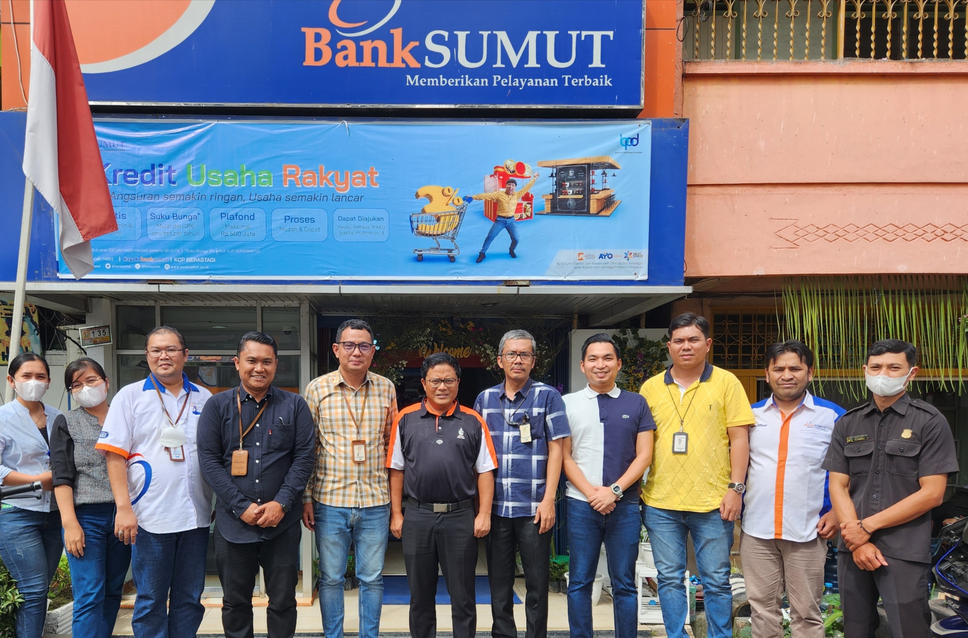 Kunjungi Kantor Cabang, Dirut Bank Sumut Ingin Dengar Masukan Karyawan