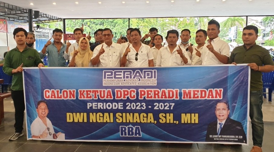 Dwi Ngai Sinaga Siap Menjadi Ketua Peradi RBA Medan