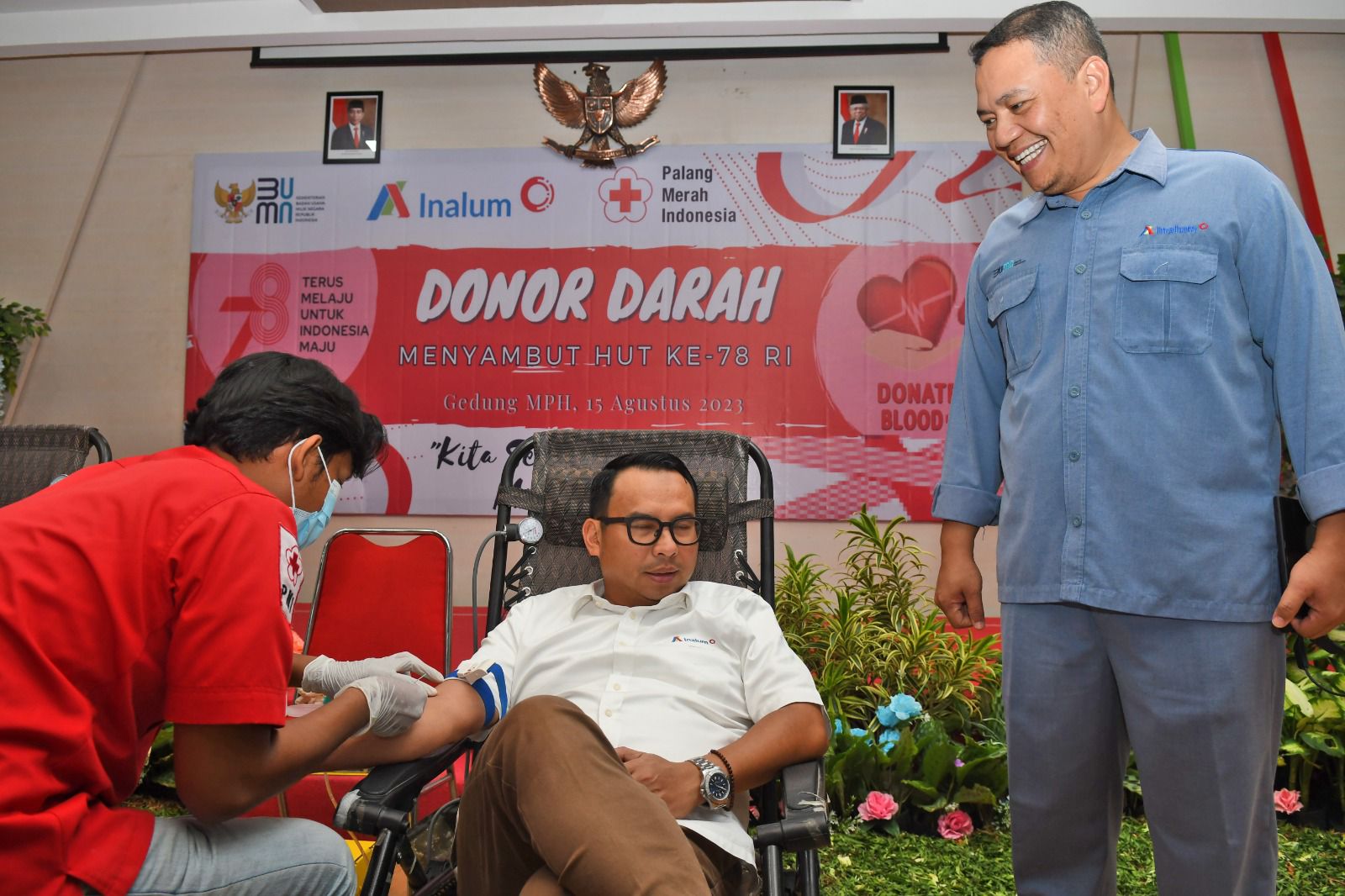 Rayakan Kemerdekaan RI, Inalum Gelar Donor Darah