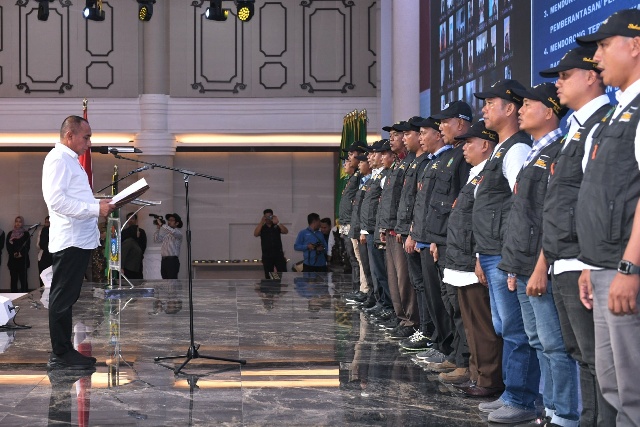 Gubernur Sumut Kukuhkan 4.500 Relawan Anti Narkoba