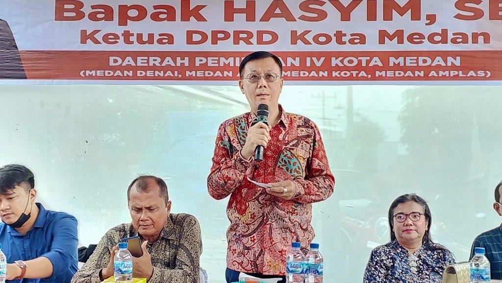 Curhat ke Ketua DPRD Medan, Warga Harjosari II Minta Dibangunkan Puskesmas