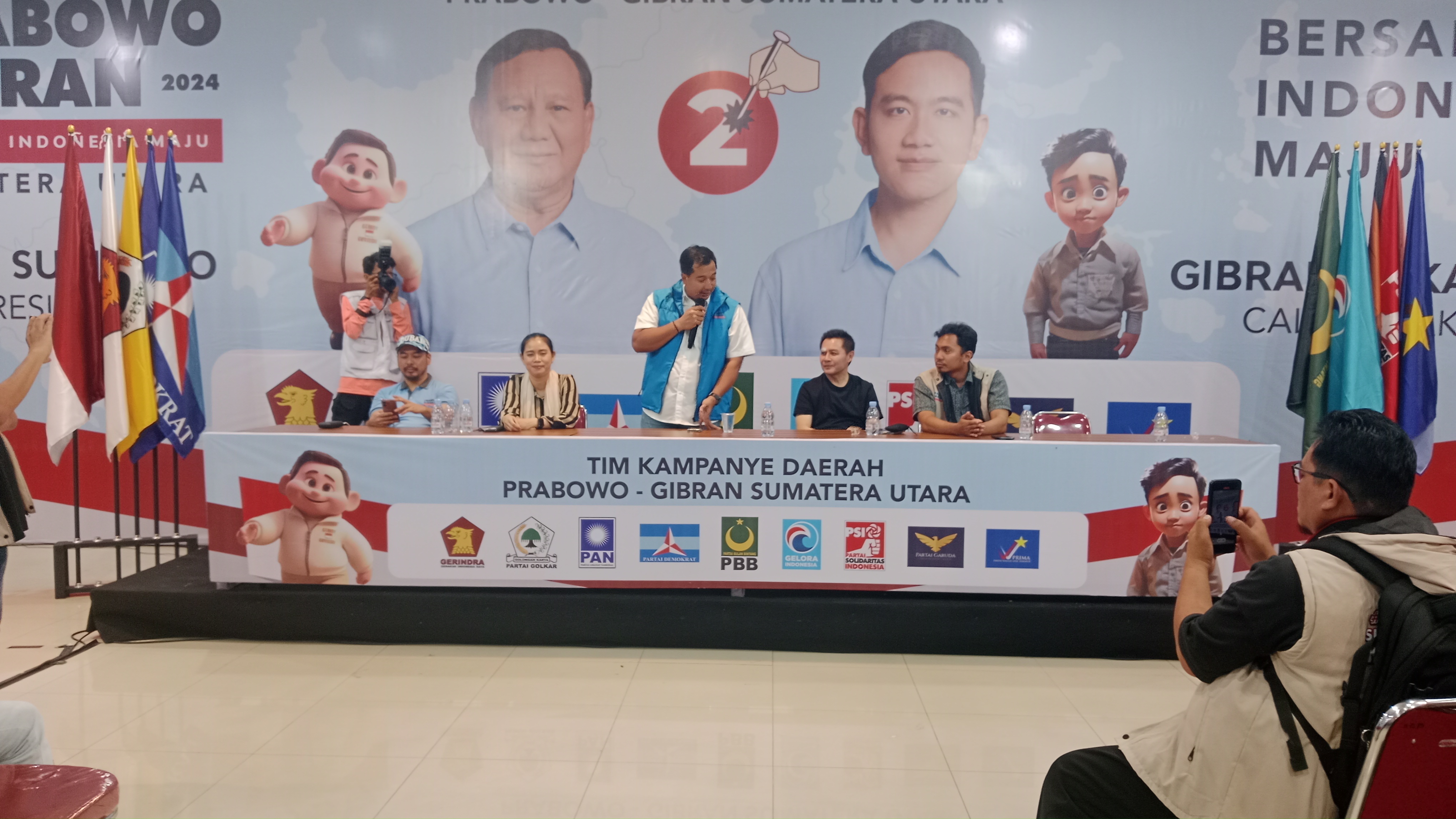 Sekretariat TKD Sumut Dibanjiri Anak Muda, Turnamen Mobile Legends Piala Prabowo-Gibran Digelar