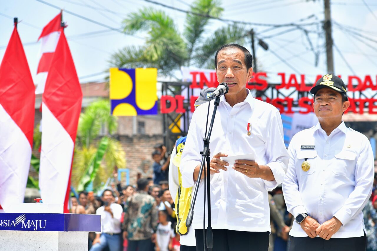 Jokowi Resmikan 30 Ruas Jalan Daerah di Sumut