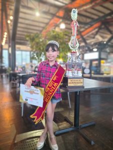 Aneira Nathania Putri Br Sinaga Juara Ajang Lubs Little Miss Sumut 2024