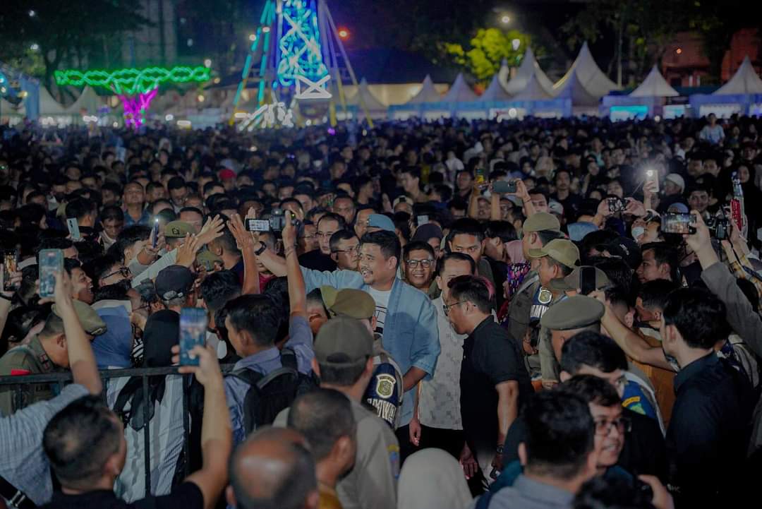 HUT Kota Medan ke 434, Bobby-Aulia Izin Pamit ke Masyarakat