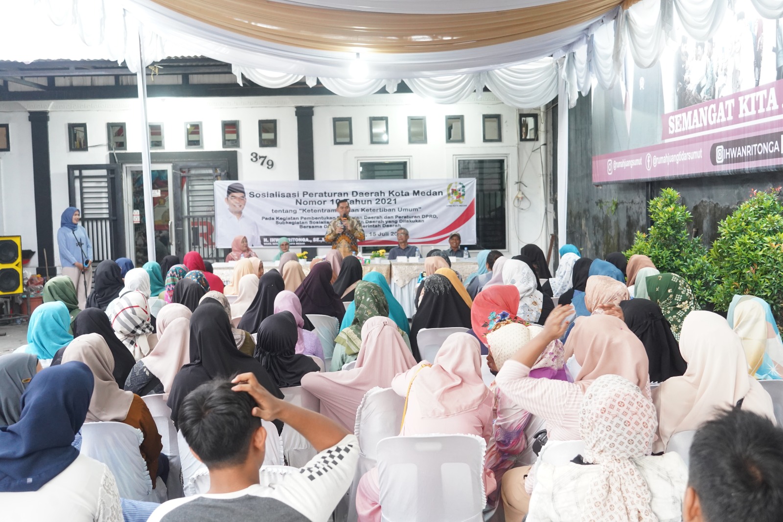 Pemko Medan Harus Mengakomidir Hak-hak Masyarakat untuk Mendapatkan Ketentraman