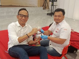 PLN Icon Plus Gandeng PMI Medan Laksanakan Donor Darah