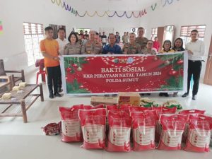 Rangkaian Perayaan Natal, Polda Sumut Laksanakan Bakti Sosial