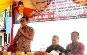 Paul Mei Anton Minta Dinkes Medan Tingkatkan Pelayanan Posyandu untuk Balita dan Lansia