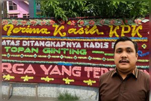 Ramai Karangan Bunga Warga Medan Apresiasi KPK Tangkap Topan Ginting, Tapi Ada Oknum yang Kepanasan
