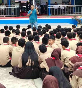 Datangi SMPN 1 Padang Sidimpuan, Ketum JMSI Soroti Minat Baca di Indonesia Rendah