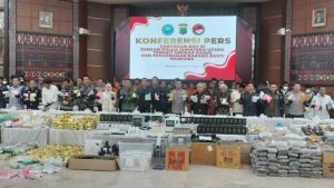 Kolaborasi BNN, Polda Sumut dan Polda Aceh Ungkap Peredaran 1,7 Ton Narkotika