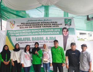 Lailatul Badri Dorong Pemko Medan Ciptakan Bank Sampah Tiap Kelurahan