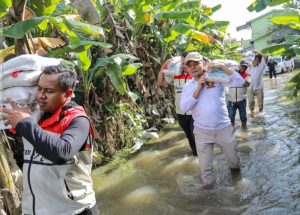 Gerindra Medan Salurkan Bantuan untuk Korban Banjir