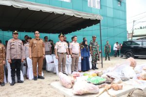 Karantina Sumut Musnahkan Ratusan Kilo Media Pembawa Ilegal yang Disita di Pelabuhan Teluk Nibung