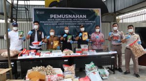 Balai Besar Karantina Sumut Musnahkan Media Pembawa Hama Penyakit Hewan, Ikan dan Organisme Pengganggu Tumbuhan