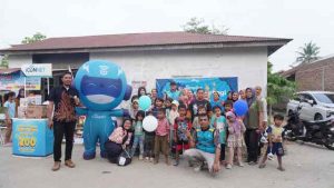 “Ramadhan Coni Berbagi” ICONNET Gelar Lomba Anak dan Aksi Sosial di Batang Kuis