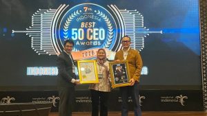 Dirut dan Direktur Operasi PLN Icon Plus Raih Penghargaan Best 50 CEO dan Best COO Awards 2026