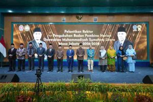 PP Muhammadiyah Lantik Rektor dan Kukuhkan BPH UMSU, Haedar Nashir: Kepemimpinan Visioner Penting