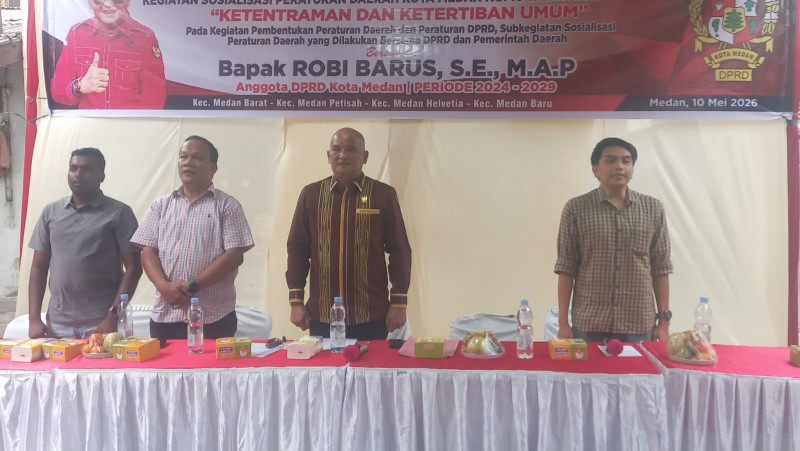 Marak Peredaran Narkoba, Robi Barus Minta Pemko Fokus Koordinasi dengan Polrestabes Medan