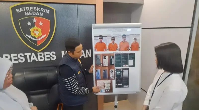 Polrestabes Medan Bongkar Jaringan Prostitusi Online Anak di Bawah Umur