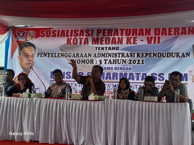 Binsar Simarmata Ajak Masyarakat Medan Aktifkan Identitas Kependudukan Digital