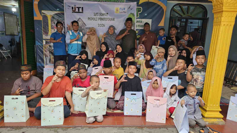 Sinergitas IJTI Sumut dan PLN Icon Plus Berikan Bantuan dan Semangat untuk Anak-anak Panti Asuhan
