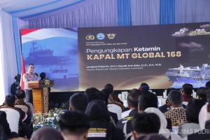 Kapal Berbendera Mongolia Terciduk Bawa 1,16 Ton Ketamin di Selat Malaka